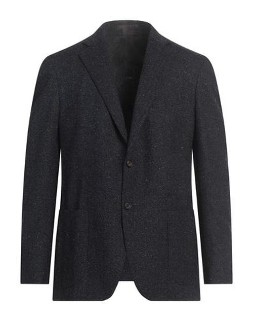 Man Blazer Midnight blue Size 44 Virgin Wool, Silk, Polyamide, Cashmere