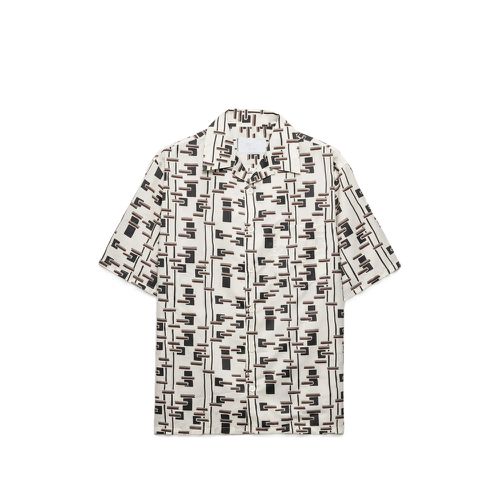 Printed Cotton Blend Shirt