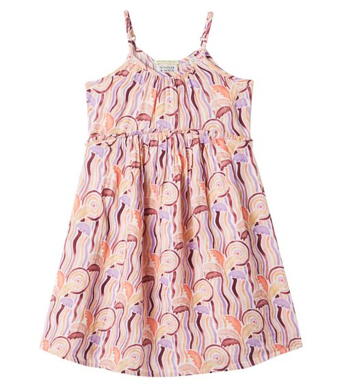 Scotch & Soda Kids Printed cotton dress