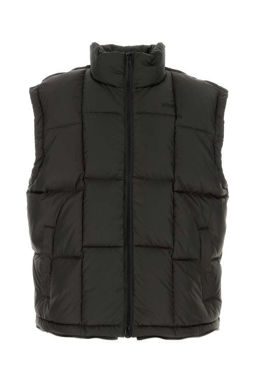 Dark Brown Polyester Down Jacket
