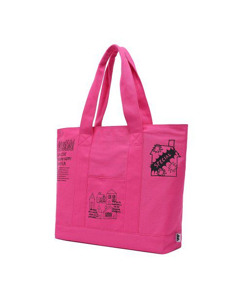 Canvas tote bag_Pink