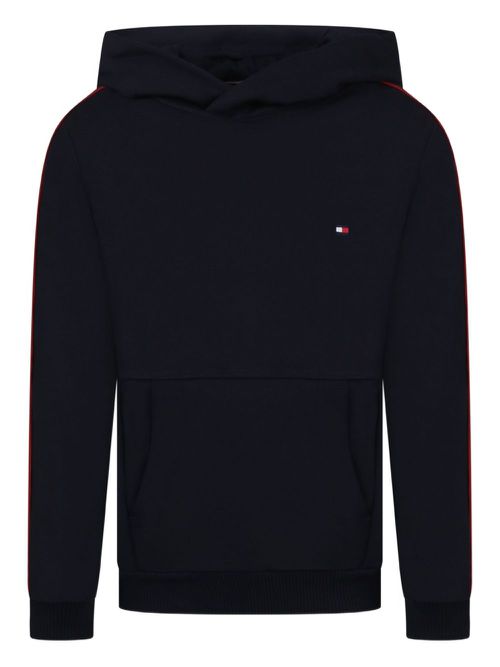 Panelled hoodie - Blue