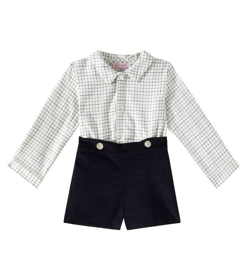 Baby Arlo cotton top and shorts set