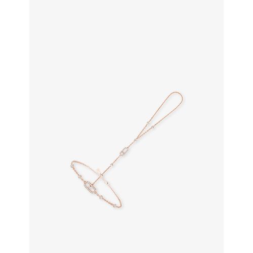 Womens Move Uno 18ct Gold and 0.35ct Diamond Hand Bracelet
