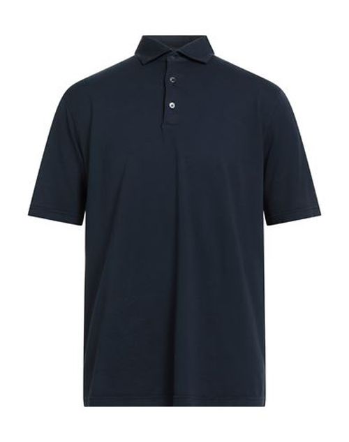 Man Polo shirt Navy Size 44 Cotton