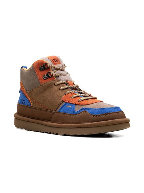 UGG Kids Highland Hi Heritage "Chestnut" sneakers - Brown