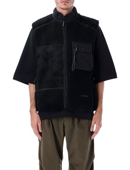 Men's Fleece-Panel Zip Vest