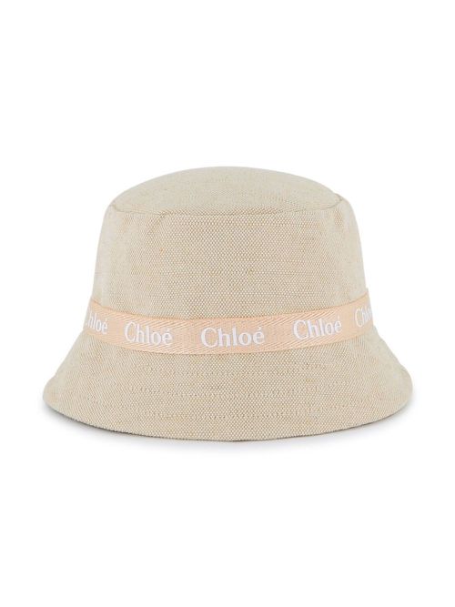 Logo-print bucket hat - Neutrals