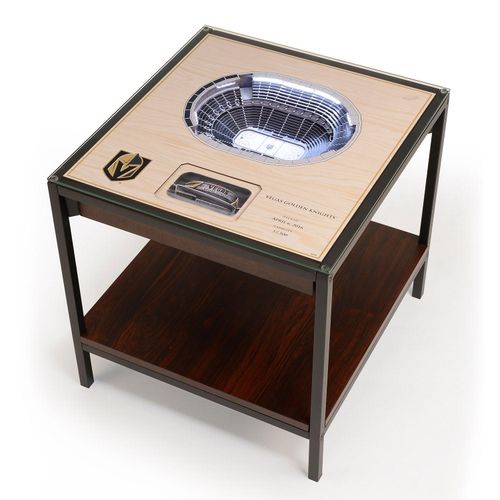 NHL 25-Layer Stadium View Lighted End Table