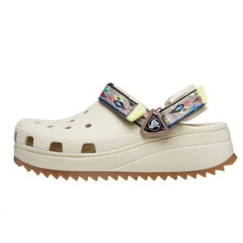 Classic Hiker Ikat Clogs 'White Tan'