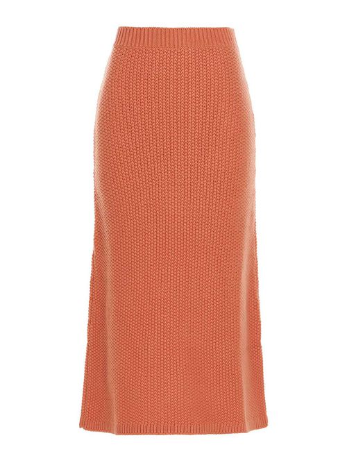 Knit long skirt