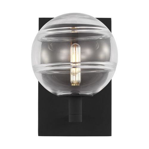 Nightshade Black One Light Wall Sconce from the Sedona Collection