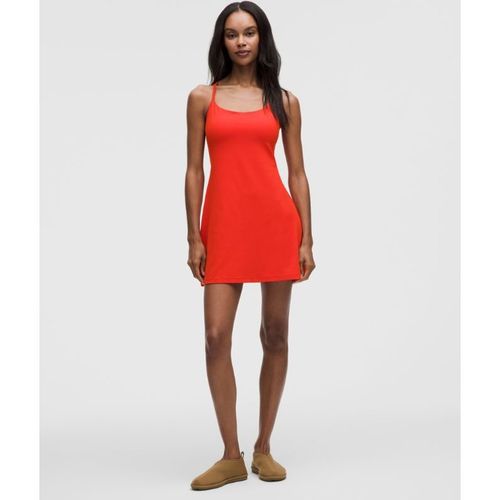 Lululemon – Women's Flow Y Dress Light Support, B/C Cup – Color Red
