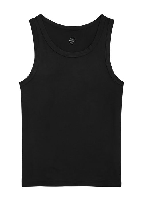 Stretch-jersey Tank - Black