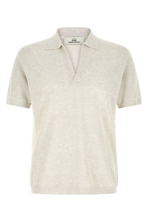 Open Collar Polo Shirt