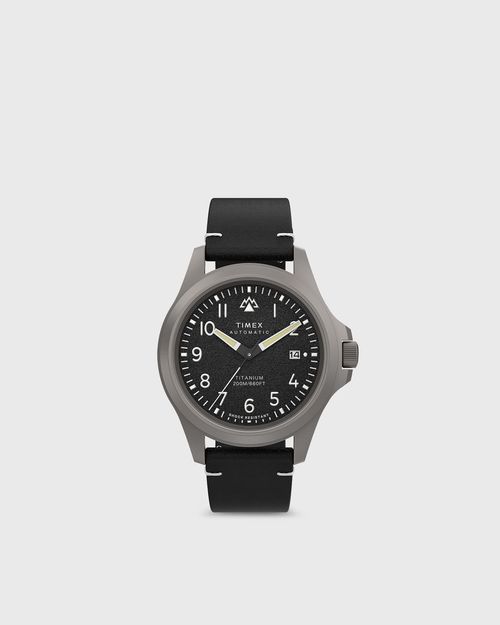 Expedition North Titanium Automatic black male Watches now available at BSTN