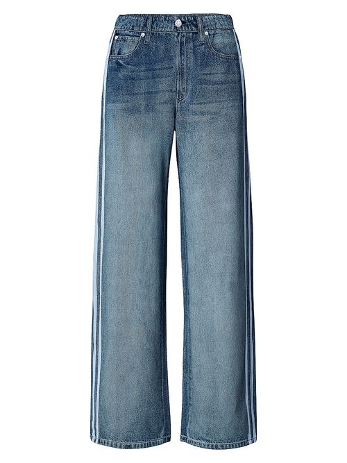 Women's rb Miramar Terry Track Pants - Carnation Stripe