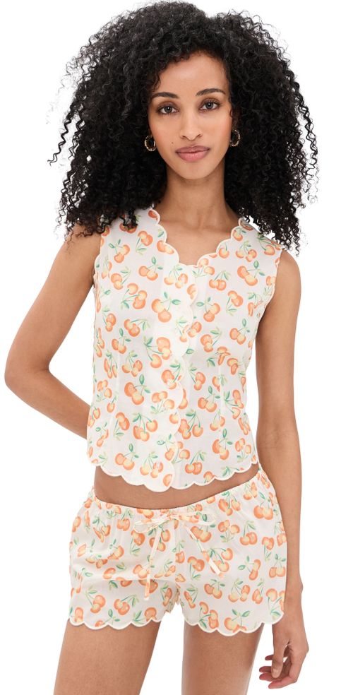 Sherbet Cherry Scalloped Top Cherry Sherbet
