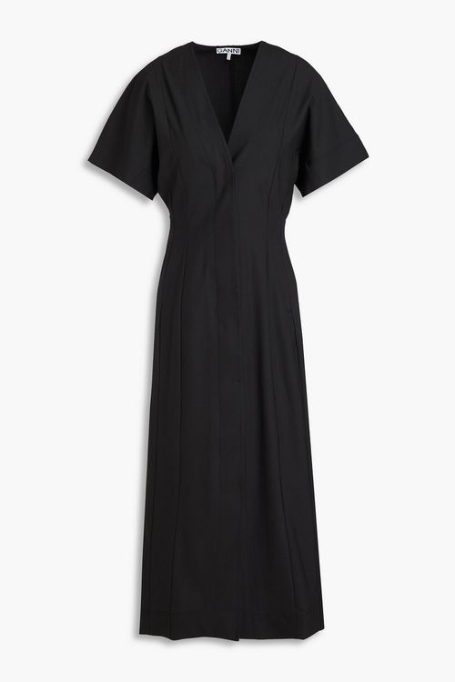 Crepe midi dress