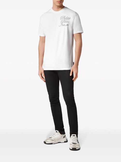 Logo-print cotton T-shirt - White
