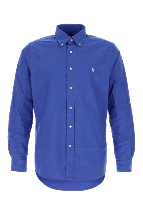 Blue Oxford Shirt Newirisbluewpp Exterior: Cotton Camicie - Men
