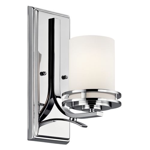Hendrik 12" 1-Light Bathroom Wall Sconce in Chrome