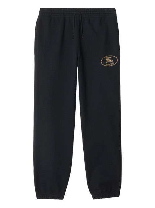 Burberry cotton track pants - Black