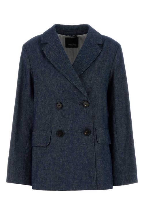 S Maxmara Blazer — Navy