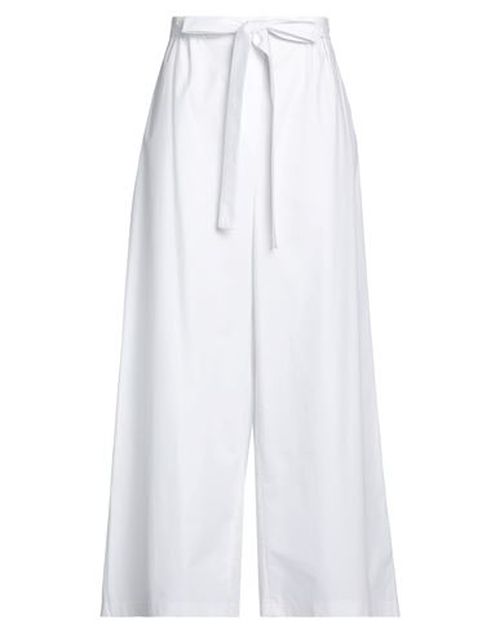 Woman Pants White Size S Cotton