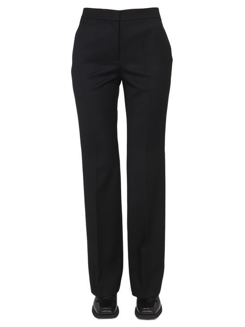 Wool Grain De Poudre Pants
