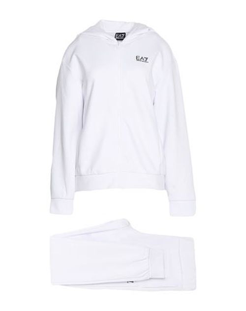 Woman Tracksuit White Size L Polyester, Cotton