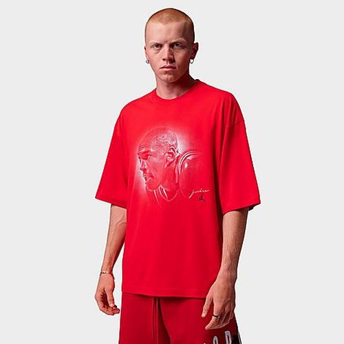 Men's Flight Essentials Big Face Graphic T-Shirt in University Red