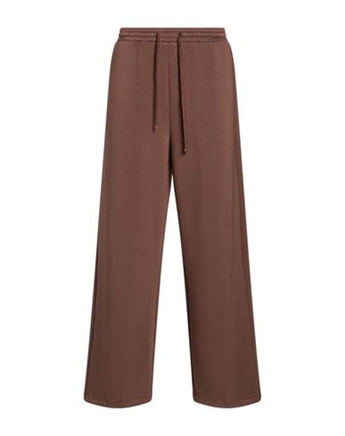 Woman Pants Chocolate brown Size 8 Polyester, Viscose, Elastane
