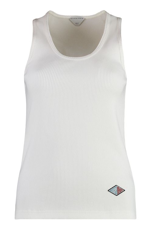Stretch Cotton Tank Top