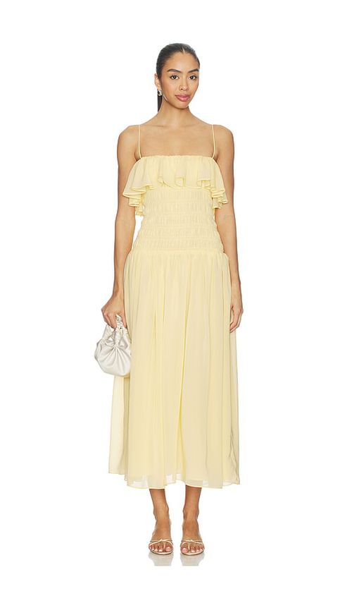 Lovers and Friends Greer Dress in Lemon. - XS also in XXS, S, M