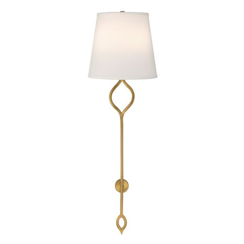 Roxbury 2-Light Wall Sconce in Warm Bra