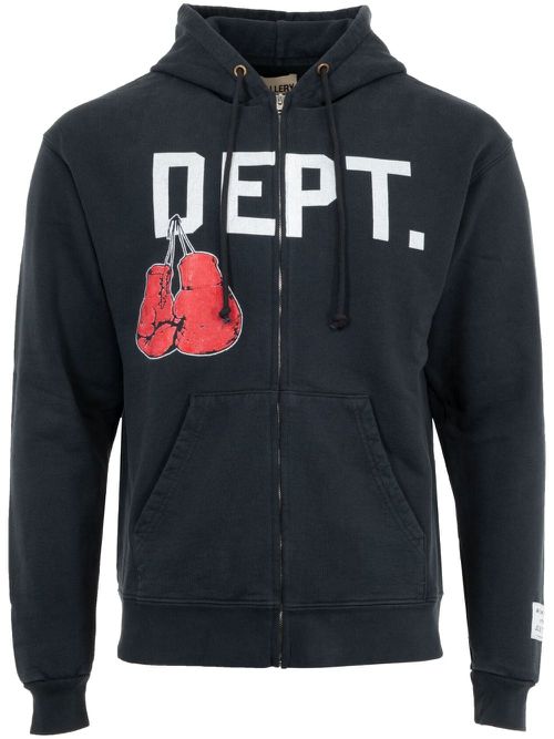 Boxing Merch zip hoodie - Black