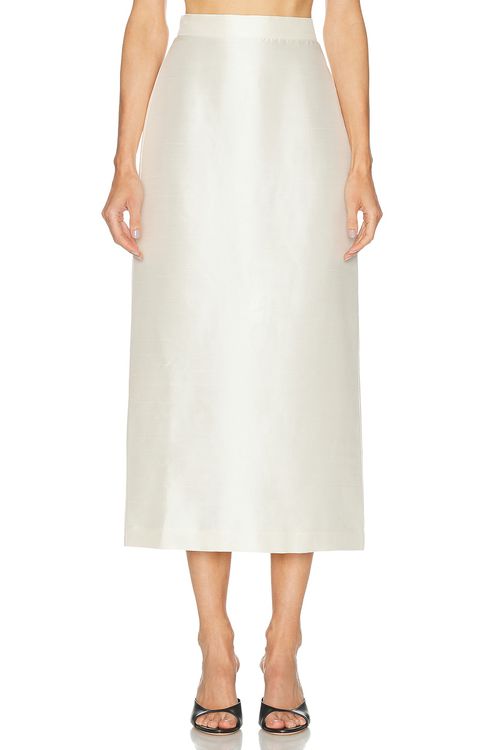 HEIRLOME Irene Skirt in Ivory - Ivory. 0 also , 4