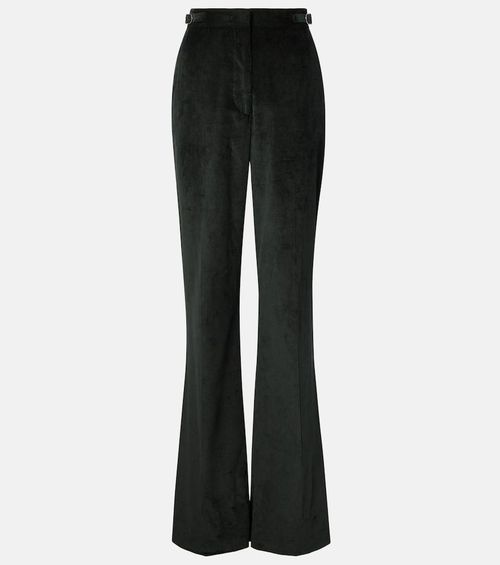 Vesta cotton corduroy flared pants