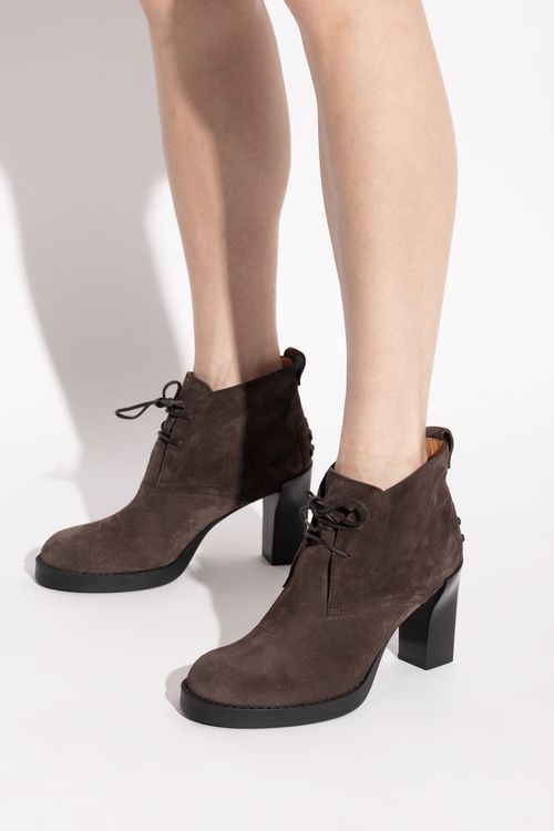 Heeled Ankle Boots, Women's, Brown