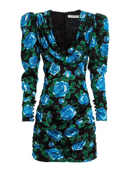 Silk floral dress