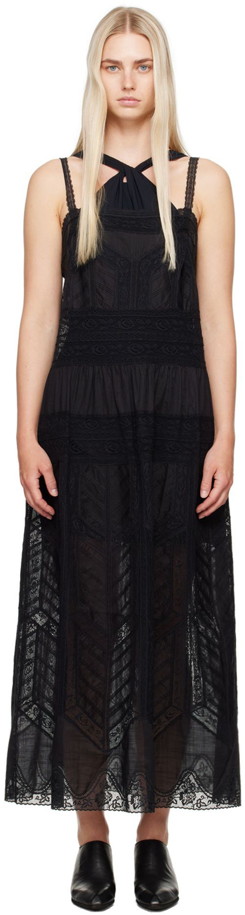 ZIMMERMANN Black Halliday Slip Dress