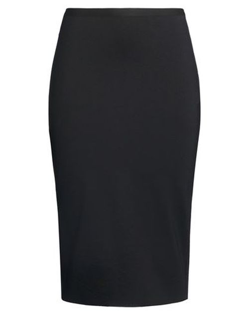 Woman Midi skirt Black Size 4 Viscose, Polyamide, Elastane