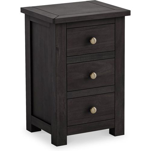 Duchy Acacia Bedside Table | 3 Drawer Bedroom Nightstand | Roseland
