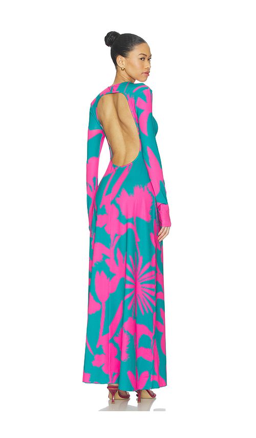 Eywasouls malibu Sammy Midi Dress in Fuchsia,Teal. M. Also in L
