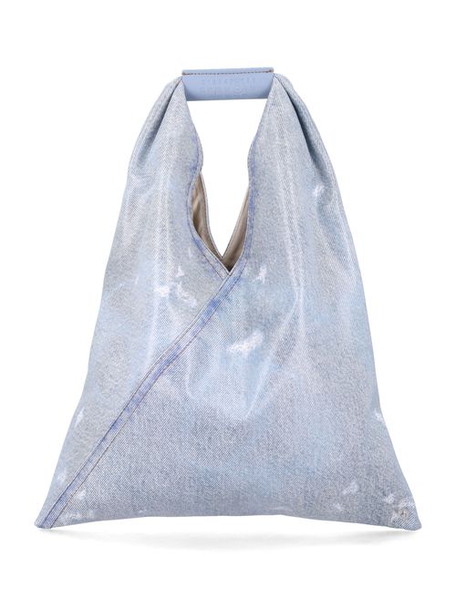 Japanese Bag Classic Small Light Blue Polyester Coating Tote - Women