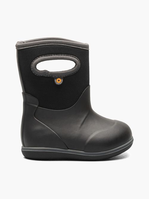 Bogs Boots Baby Classic Solid Toddler Rain Boots Black 10 Little Kid