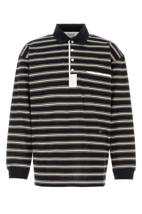 Righe Polo Shirt — Navy