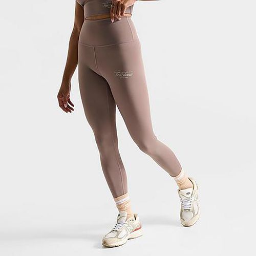 Women's Logo Performance Leggings in Brown/Dark Clove