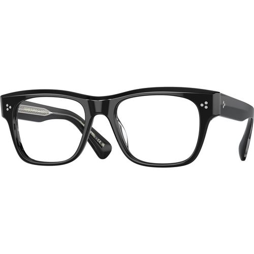 Oliver Peoples Unisex Oliver Peoples OV5524U BIRELL 1492 Montature da vista Acetato Nero Trasparente Pillow Normale